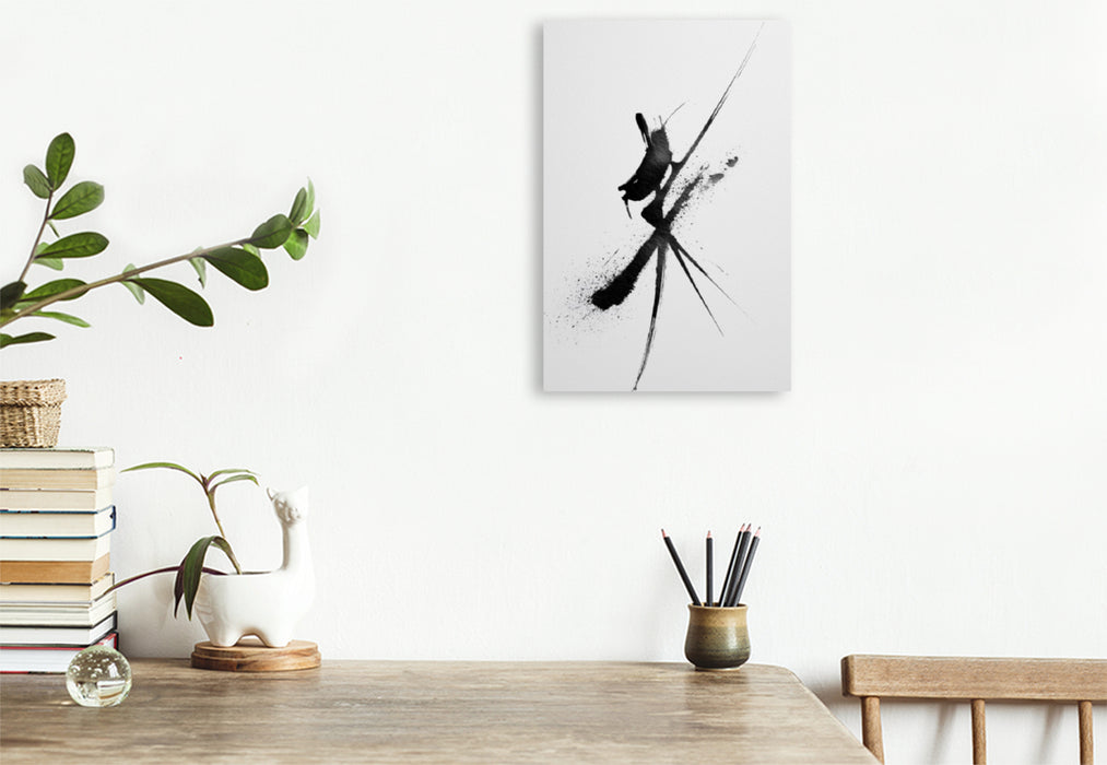 Premium Textil-Leinwand In der Einfachheit liegt die vollkommene Harmonie