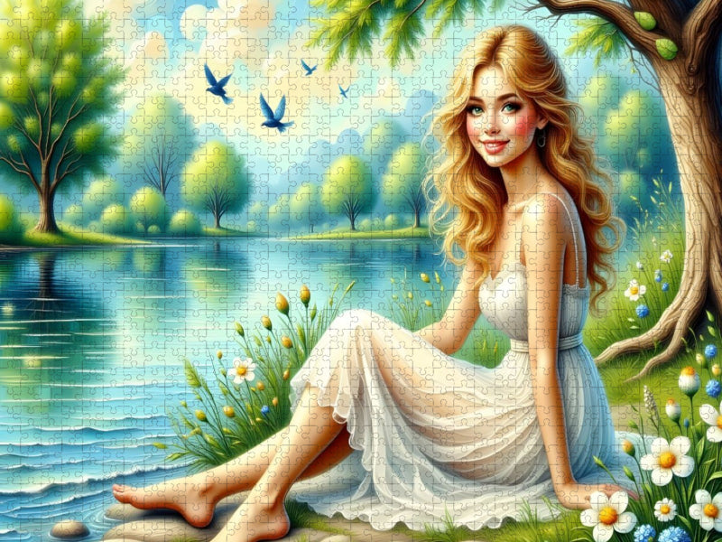 Sommerträume am See - CALVENDO Foto-Puzzle'