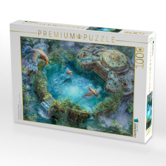 Fantasiekreaturen am Wasser - CALVENDO Foto-Puzzle'