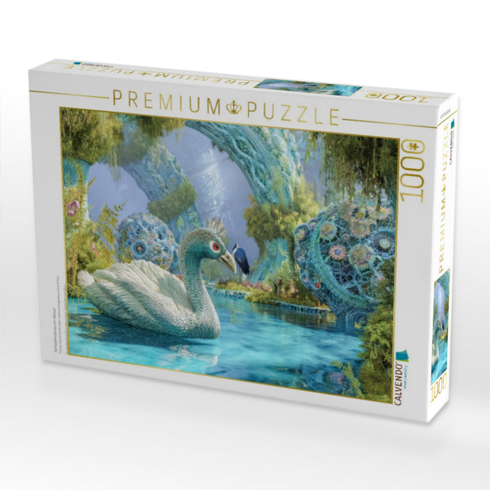 Fantasiekreaturen am Wasser - CALVENDO Foto-Puzzle'