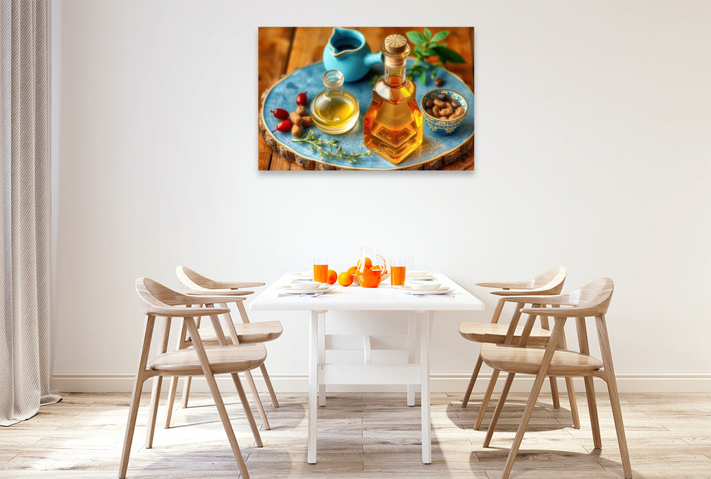 Premium Textil-Leinwand Entdecke den Geschmack des Südens.