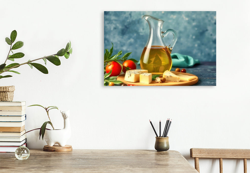 Premium Textil-Leinwand Tradition trifft Raffinesse.