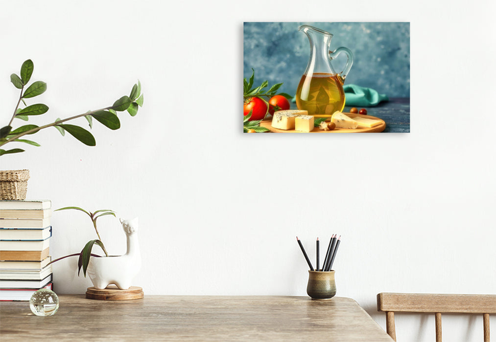 Premium Textil-Leinwand Tradition trifft Raffinesse.