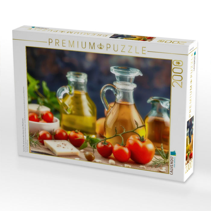 Feinste Öle, direkt aus dem Herzen des Mittelmeers. - CALVENDO Foto-Puzzle'