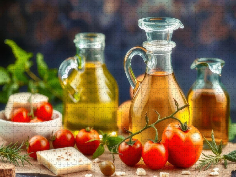 Feinste Öle, direkt aus dem Herzen des Mittelmeers. - CALVENDO Foto-Puzzle'
