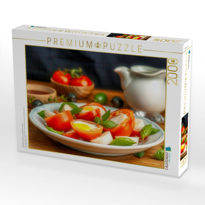 Wo Oliven flüstern und Kräuter tanzen. - CALVENDO Foto-Puzzle'