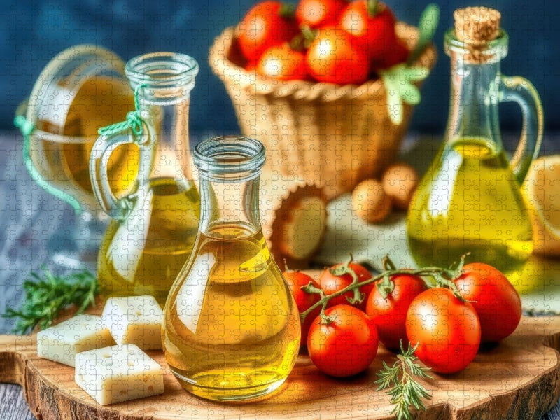 Mediterraner Genuss. Reines Öl. Null Kompromisse. - CALVENDO Foto-Puzzle'