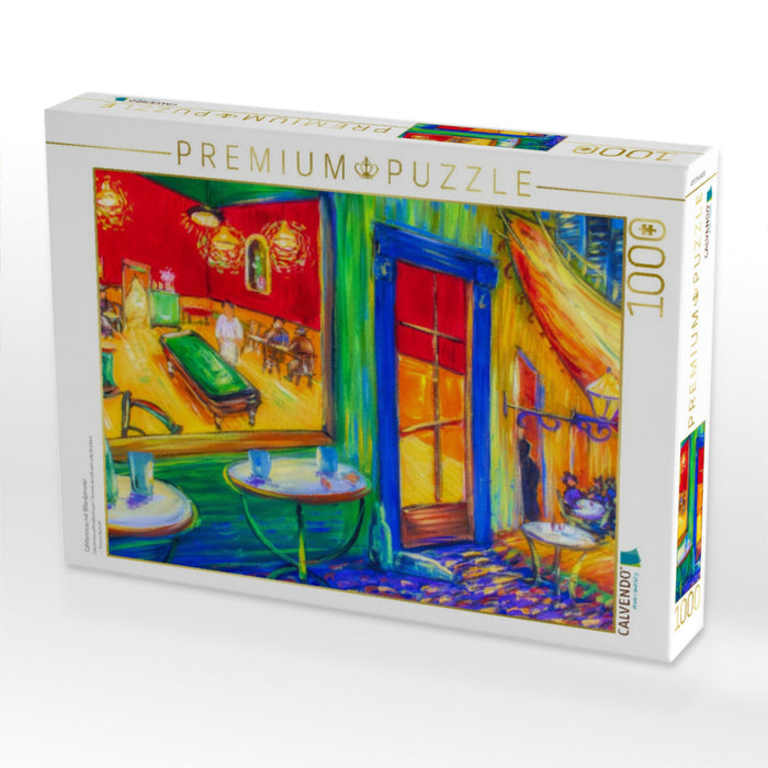 Caféterrasse mit Billardzimmer - CALVENDO Foto-Puzzle'