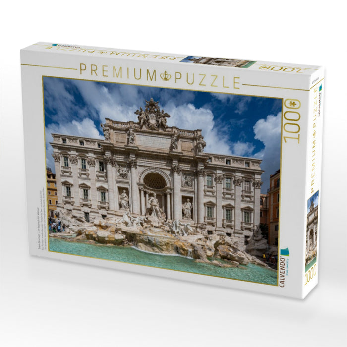 Trevi-Brunnen – ein Wunsch im Wasser - CALVENDO Foto-Puzzle'