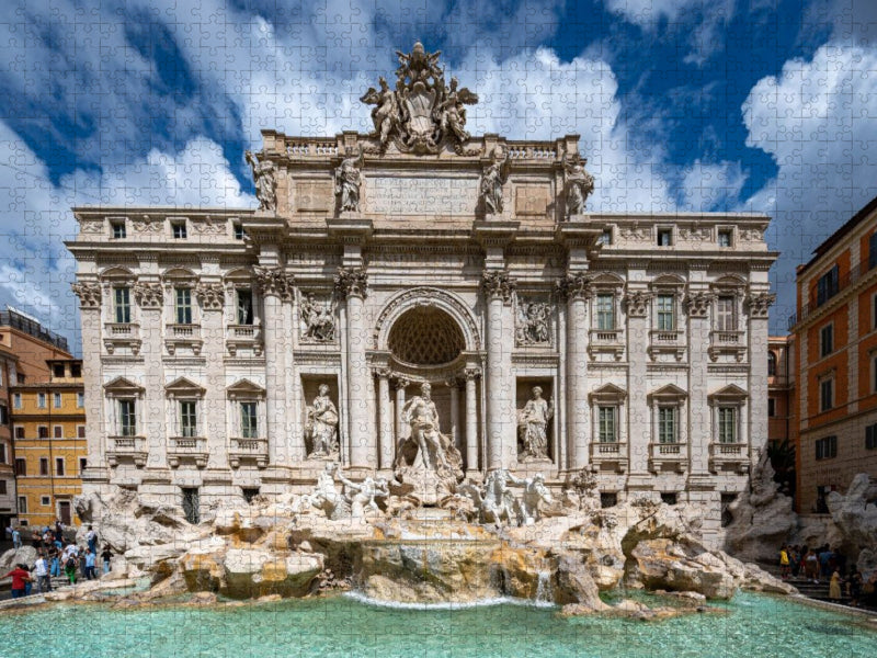 Trevi-Brunnen – ein Wunsch im Wasser - CALVENDO Foto-Puzzle'