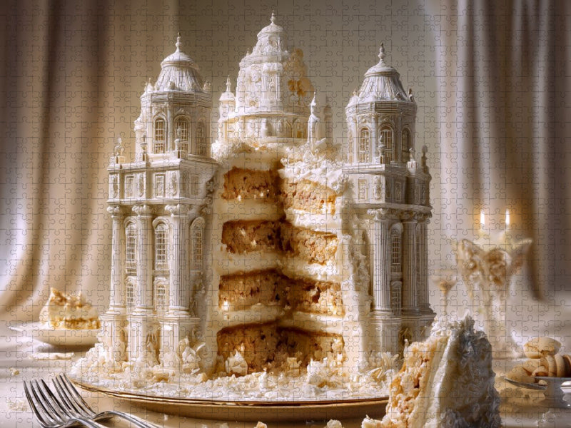 Barockpalast-Torte - CALVENDO Foto-Puzzle'