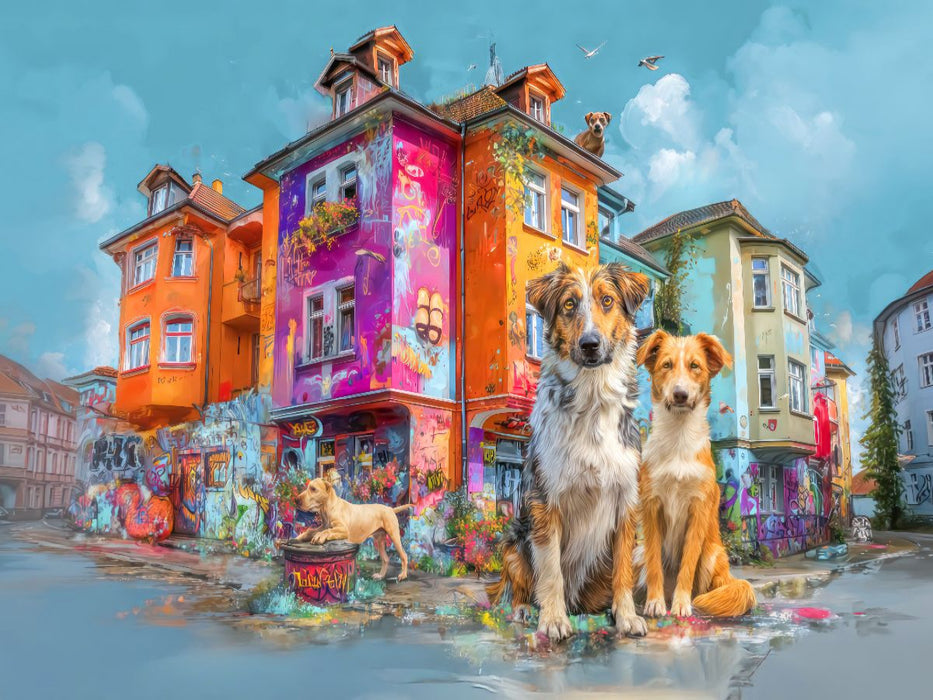 Eine liebenswerte Stadt - CALVENDO Foto-Puzzle'