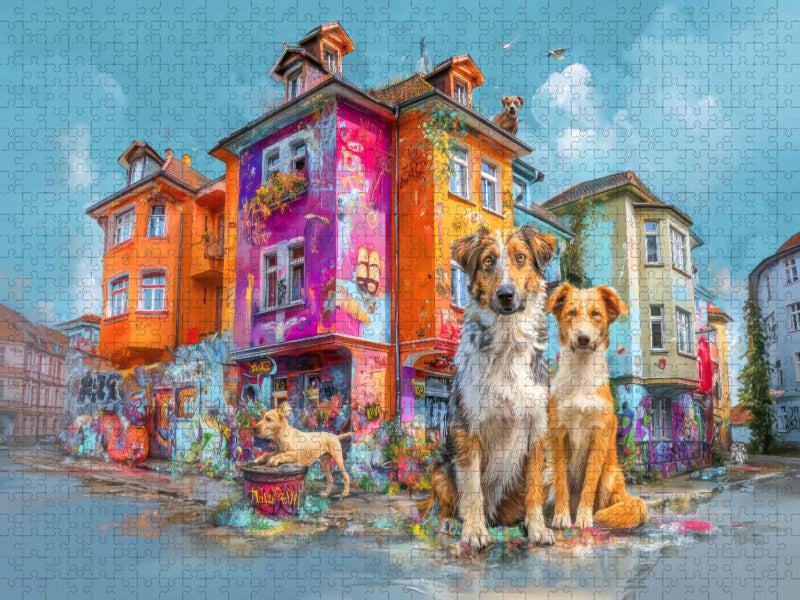 Eine liebenswerte Stadt - CALVENDO Foto-Puzzle'