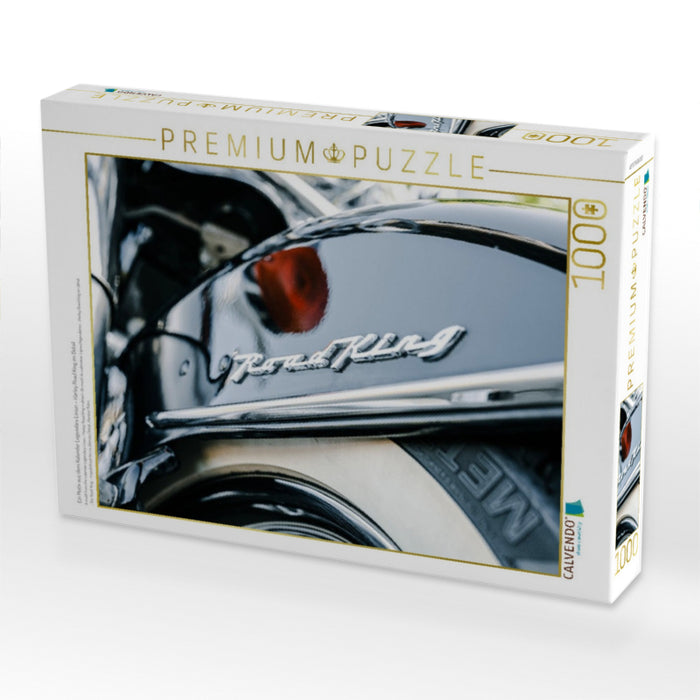 Ein Motiv aus dem Kalender Legendäre Linien – Harley Road King im Detail - CALVENDO Foto-Puzzle'