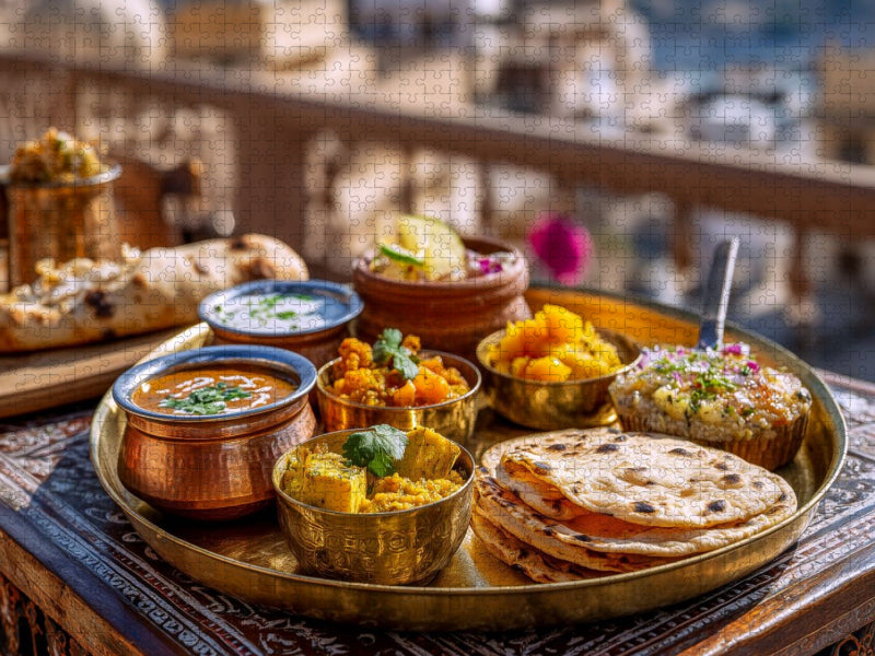 Indien: Thali - CALVENDO Foto-Puzzle'