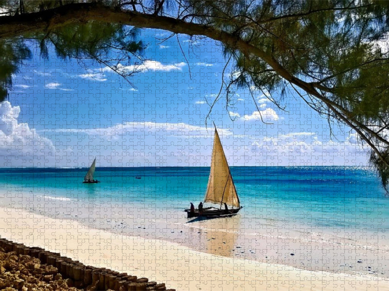 Paradies auf Erden Sansibar - CALVENDO Foto-Puzzle'