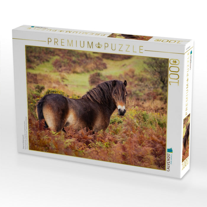 Pony im Farbenrausch - CALVENDO Foto-Puzzle'