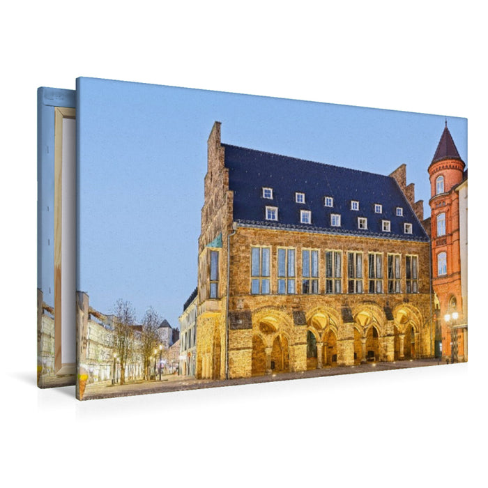 Premium Textil-Leinwand Historisches Rathaus Minden