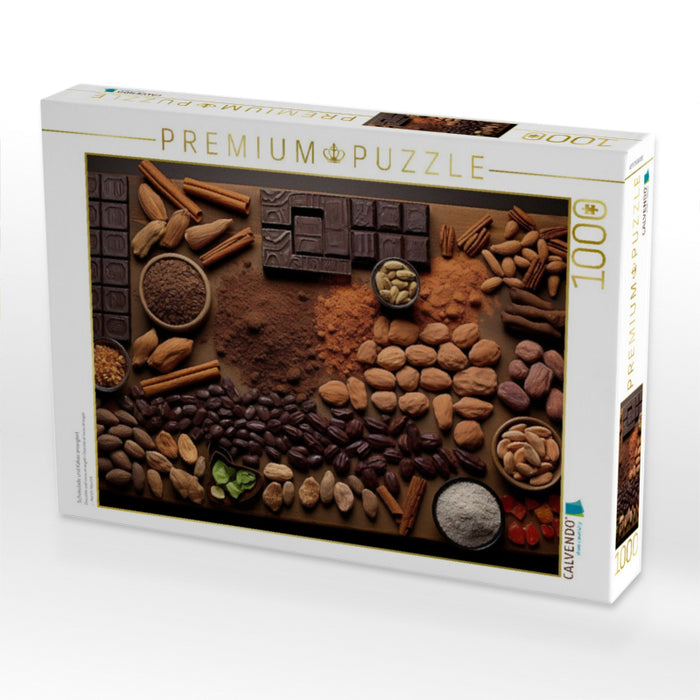 Schokolade und Kakao arrangiert - CALVENDO Foto-Puzzle'