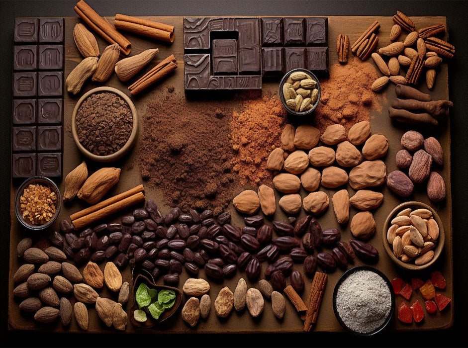 Schokolade und Kakao arrangiert - CALVENDO Foto-Puzzle'