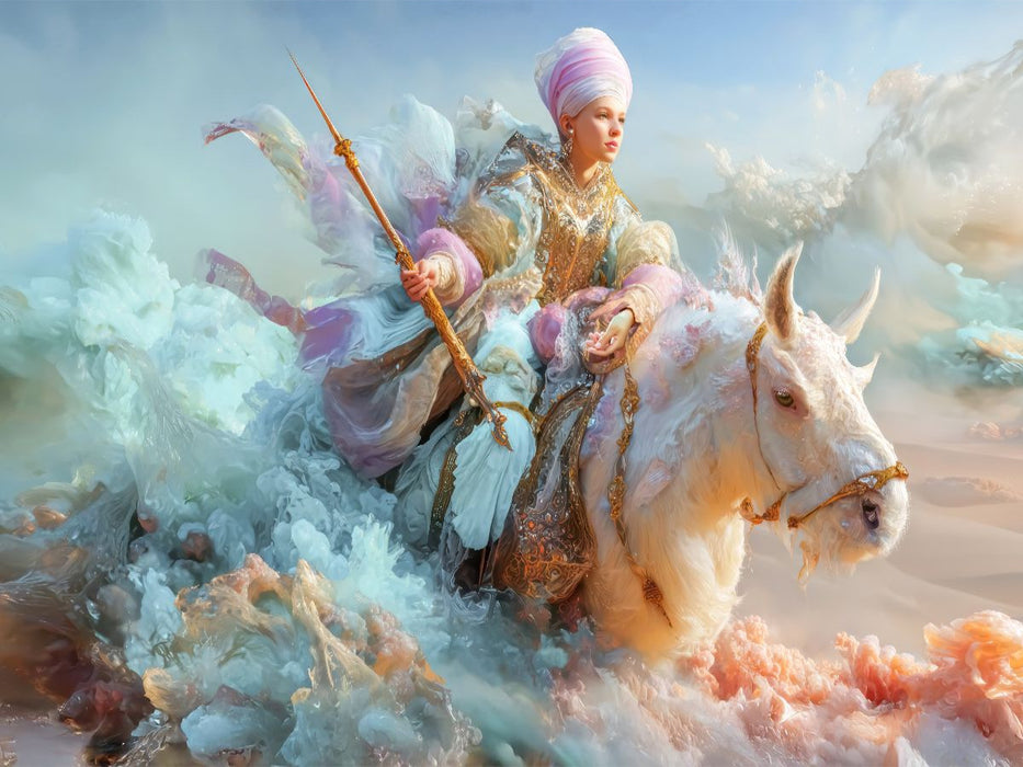 Ritte auf Fantasiekreaturen - CALVENDO Foto-Puzzle'