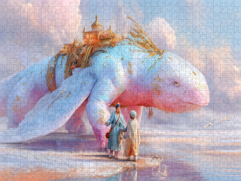 Ritte auf Fantasiekreaturen - CALVENDO Foto-Puzzle'