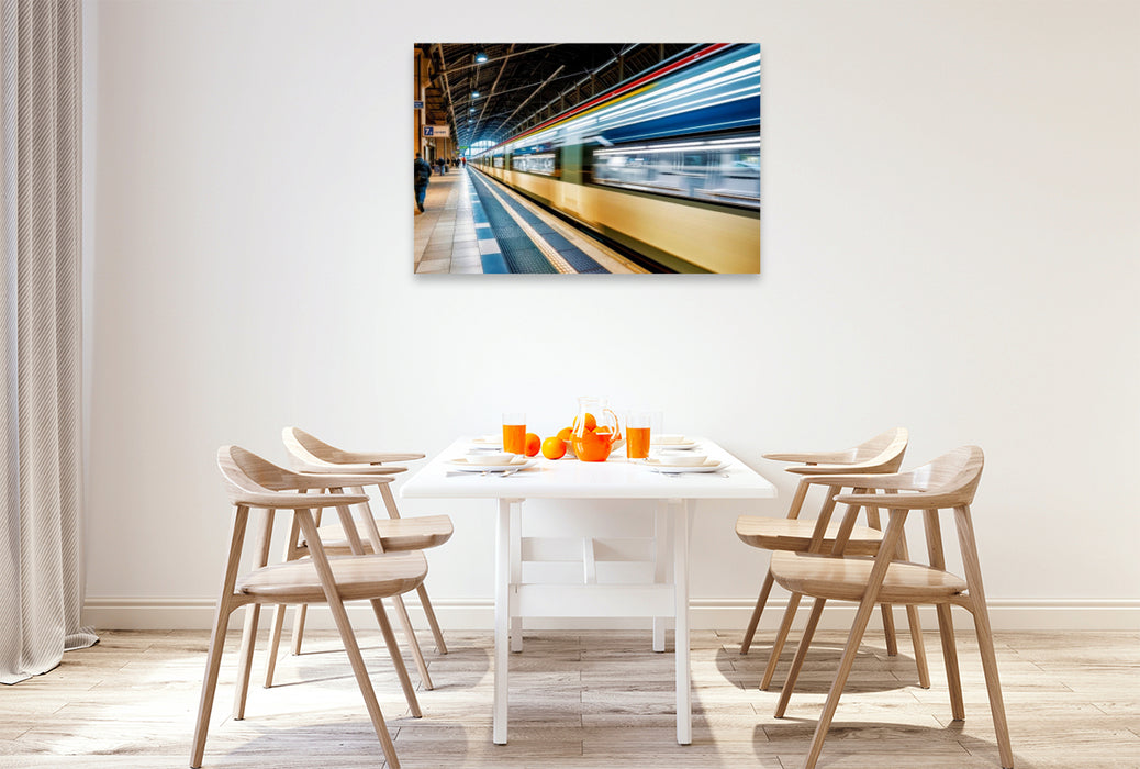 Premium Textil-Leinwand Mit jedem Kilometer ein Statement für die Zukunft.