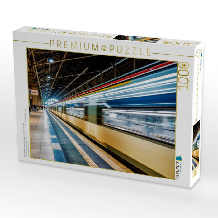 Mit jedem Kilometer ein Statement für die Zukunft. - CALVENDO Foto-Puzzle'