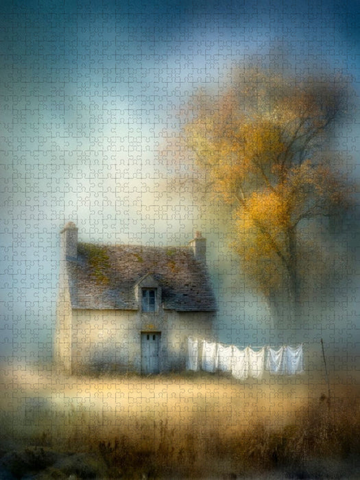 Einsamkeit in Schönheit – ein Zuhause im Flüstern des Windes - CALVENDO Foto-Puzzle'