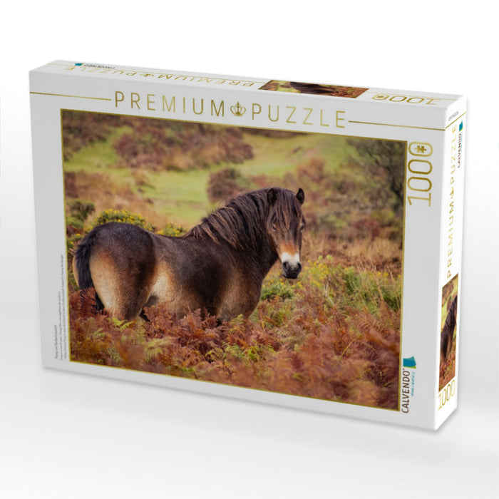 Pony im Farbenrausch - CALVENDO Foto-Puzzle'