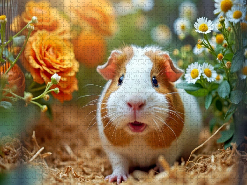 Klein, quirlig, kuschelig, das perfekte Haustier. - CALVENDO Foto-Puzzle'