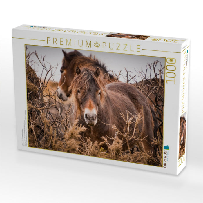 Wildes, rauhes Pferdeleben - CALVENDO Foto-Puzzle'