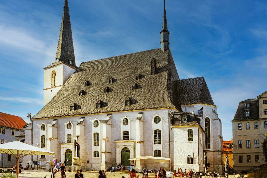 Premium Textil-Leinwand Stadtkirche St. Peter und Paul