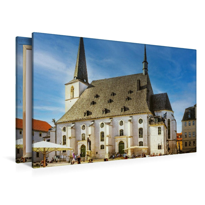 Premium Textil-Leinwand Stadtkirche St. Peter und Paul