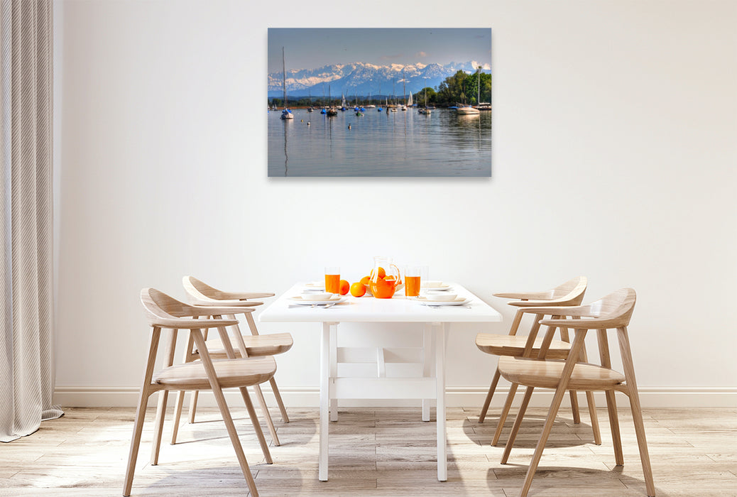 Premium Textil-Leinwand Ein Motiv aus dem Kalender BAYERN. Du bist so schön