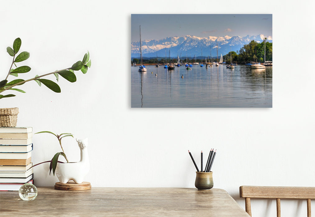 Premium Textil-Leinwand Ein Motiv aus dem Kalender BAYERN. Du bist so schön