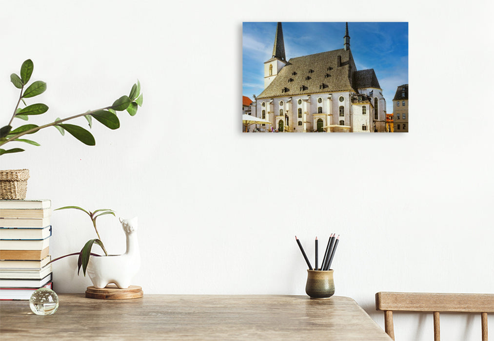 Premium Textil-Leinwand Stadtkirche St. Peter und Paul