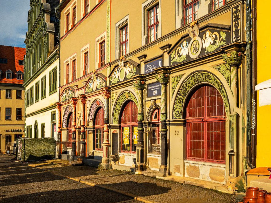 Marktplatz in Weimar/Thüringen - CALVENDO Foto-Puzzle'