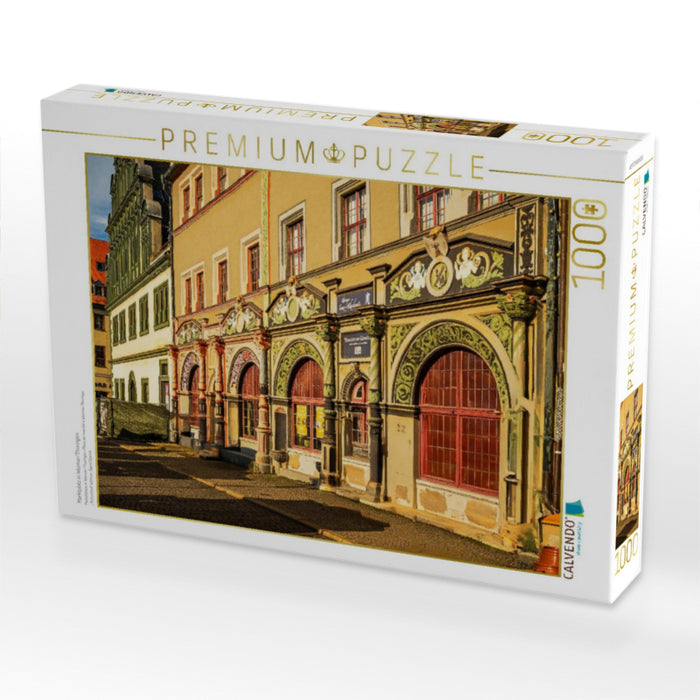 Marktplatz in Weimar/Thüringen - CALVENDO Foto-Puzzle'