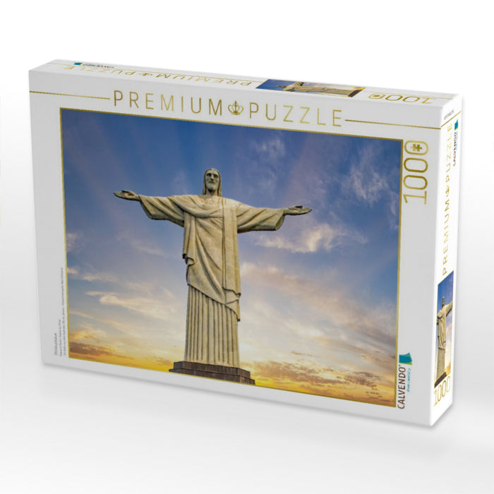 Christusstatue - CALVENDO Foto-Puzzle'