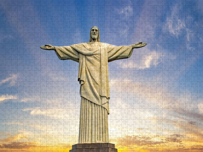 Christusstatue - CALVENDO Foto-Puzzle'