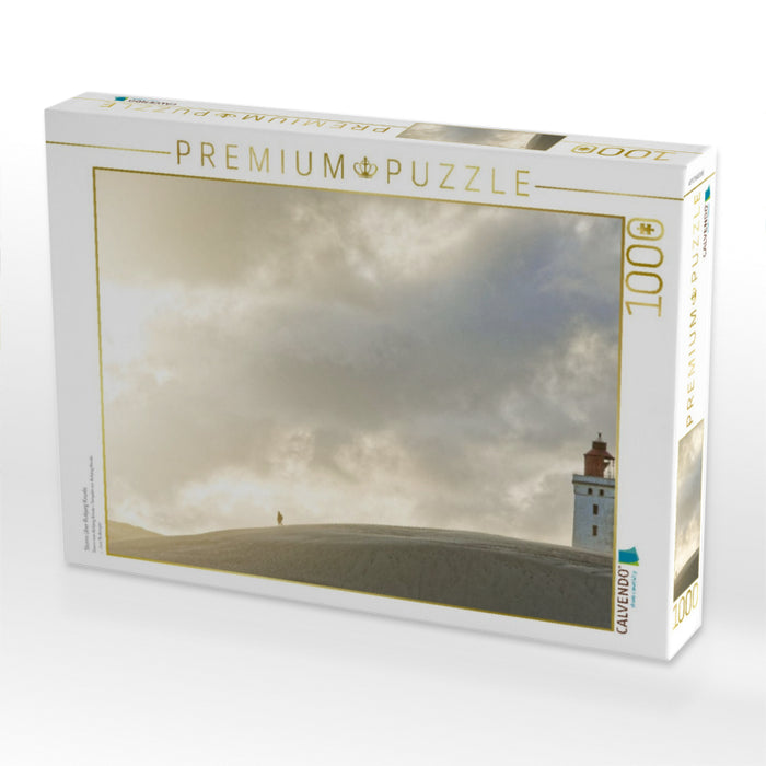 Sturm über Rubjerg Knude - CALVENDO Foto-Puzzle'