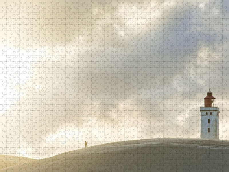 Sturm über Rubjerg Knude - CALVENDO Foto-Puzzle'