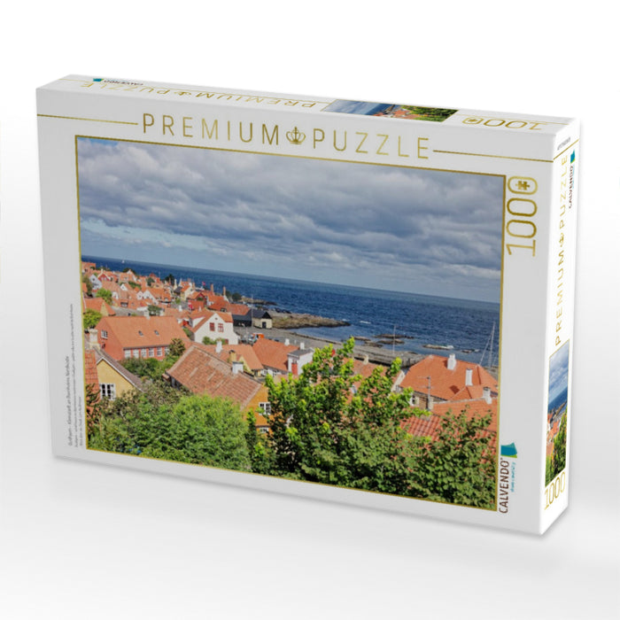 Gudhjem - Kleinstadt an Bornholms Nordküste - CALVENDO Foto-Puzzle'