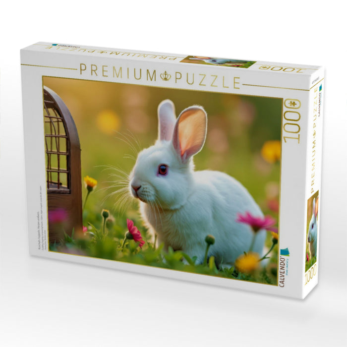 Kuscheln, hoppeln, Herzen erobern. - CALVENDO Foto-Puzzle'