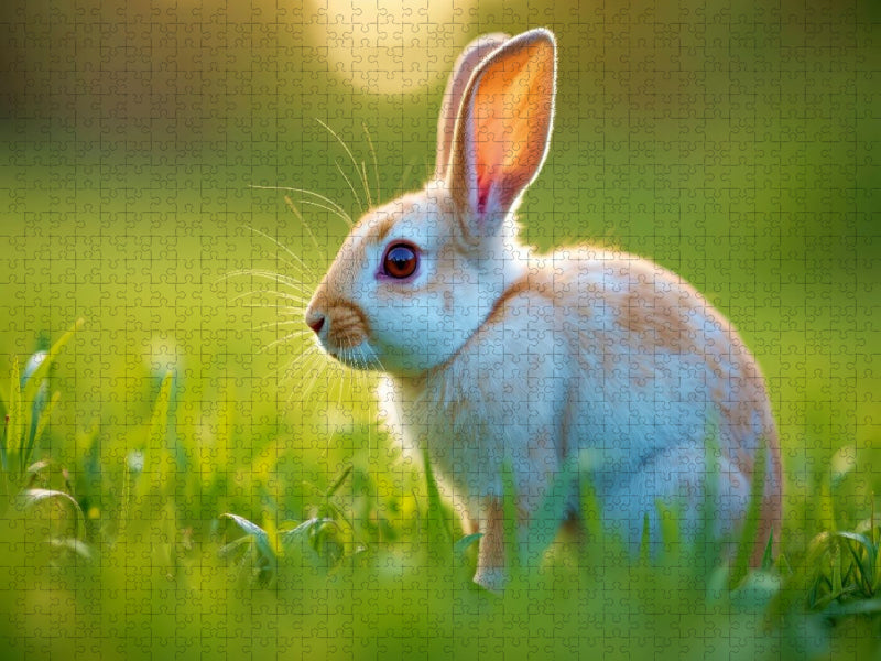 Kaninchen, die dein Zuhause wärmen.“ - CALVENDO Foto-Puzzle'