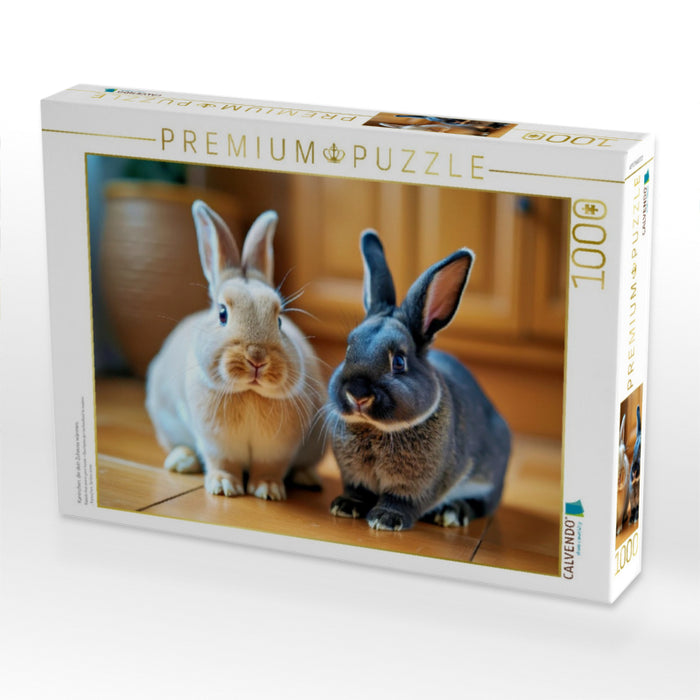 Kaninchen, die dein Zuhause wärmen. - CALVENDO Foto-Puzzle'