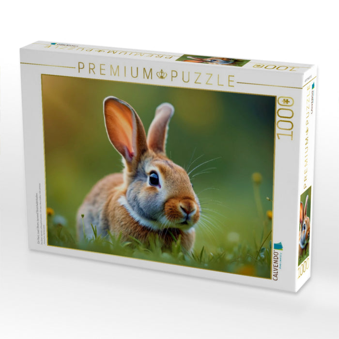 Ein Herz, zwei Ohren, tausend Streicheleinheiten. - CALVENDO Foto-Puzzle'