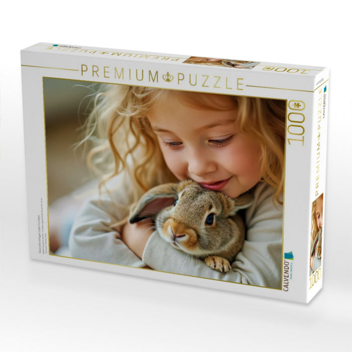 Kaninchen bringen Liebe ins Leben. - CALVENDO Foto-Puzzle'