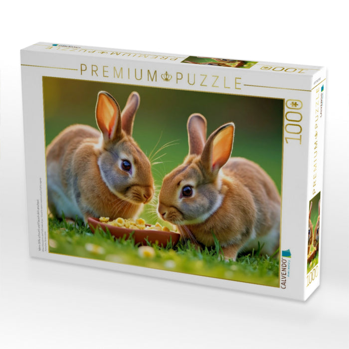 Wenn Stille schnurrt und Flausch dich anschaut. - CALVENDO Foto-Puzzle'